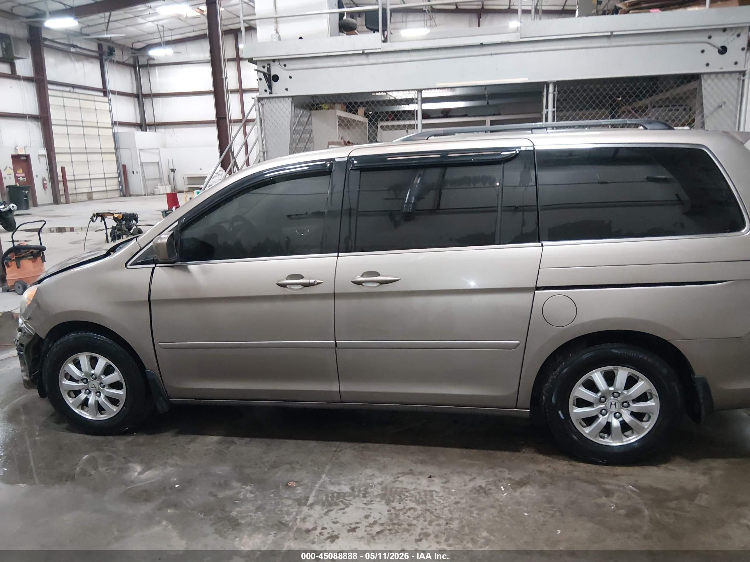 2009 Honda Odyssey Ex-l Gold vin: 5FNRL387X9B407243