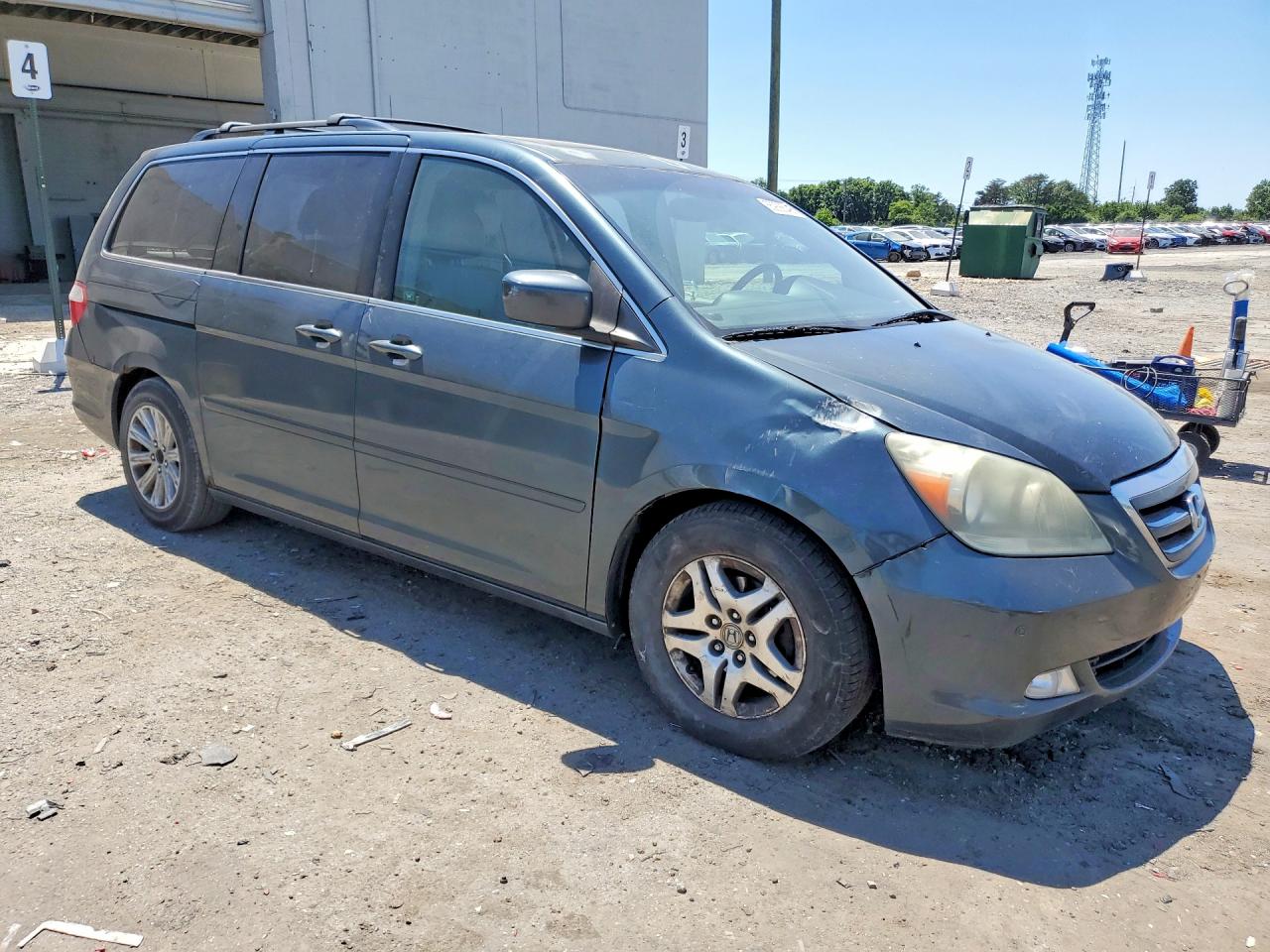 2006 Honda Odyssey Touring Gray vin: 5FNRL38806B010693