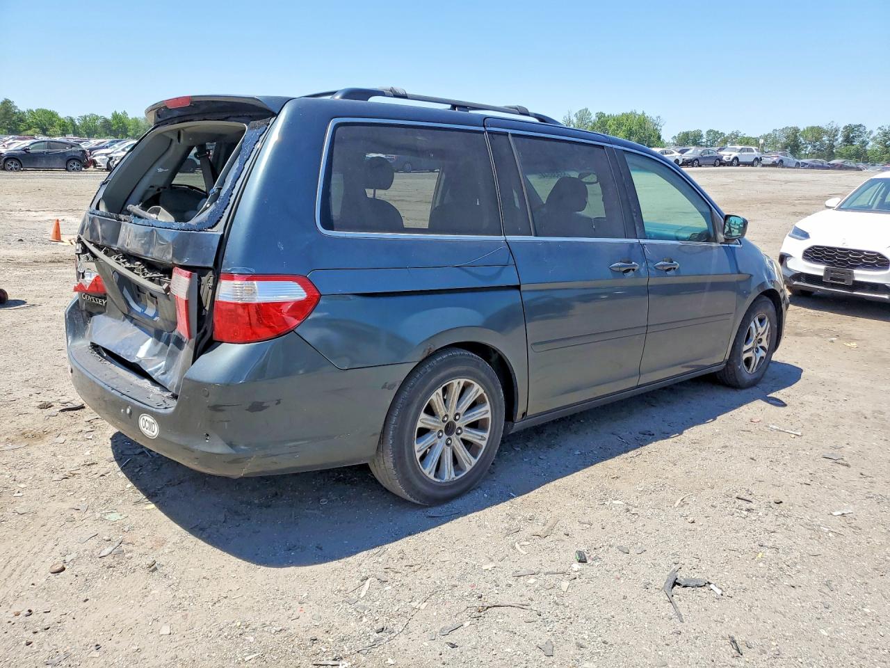 2006 Honda Odyssey Touring Gray vin: 5FNRL38806B010693