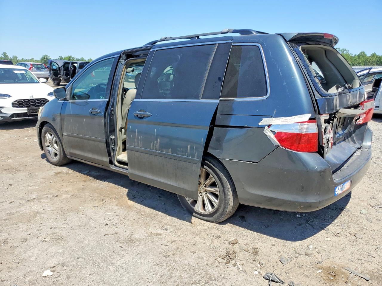 2006 Honda Odyssey Touring Gray vin: 5FNRL38806B010693