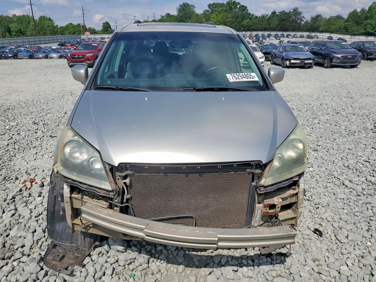 2006 Honda Odyssey Touring White vin: 5FNRL38806B024190