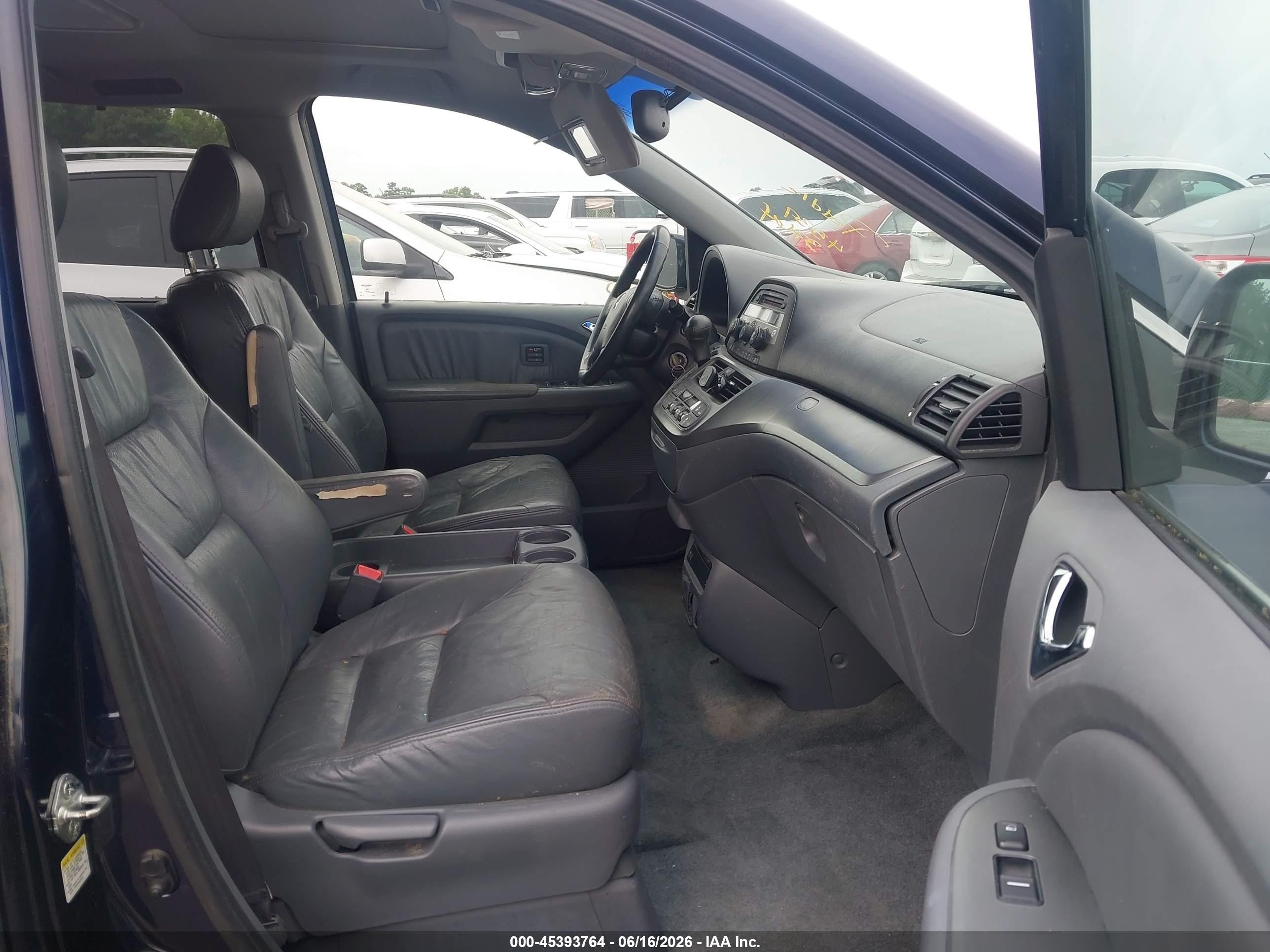 2007 Honda Odyssey Touring Blue vin: 5FNRL38807B123965