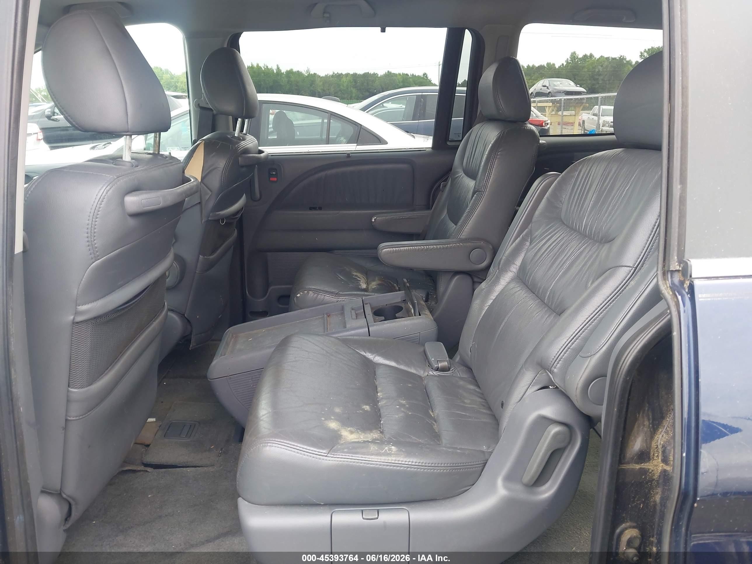 2007 Honda Odyssey Touring Blue vin: 5FNRL38807B123965