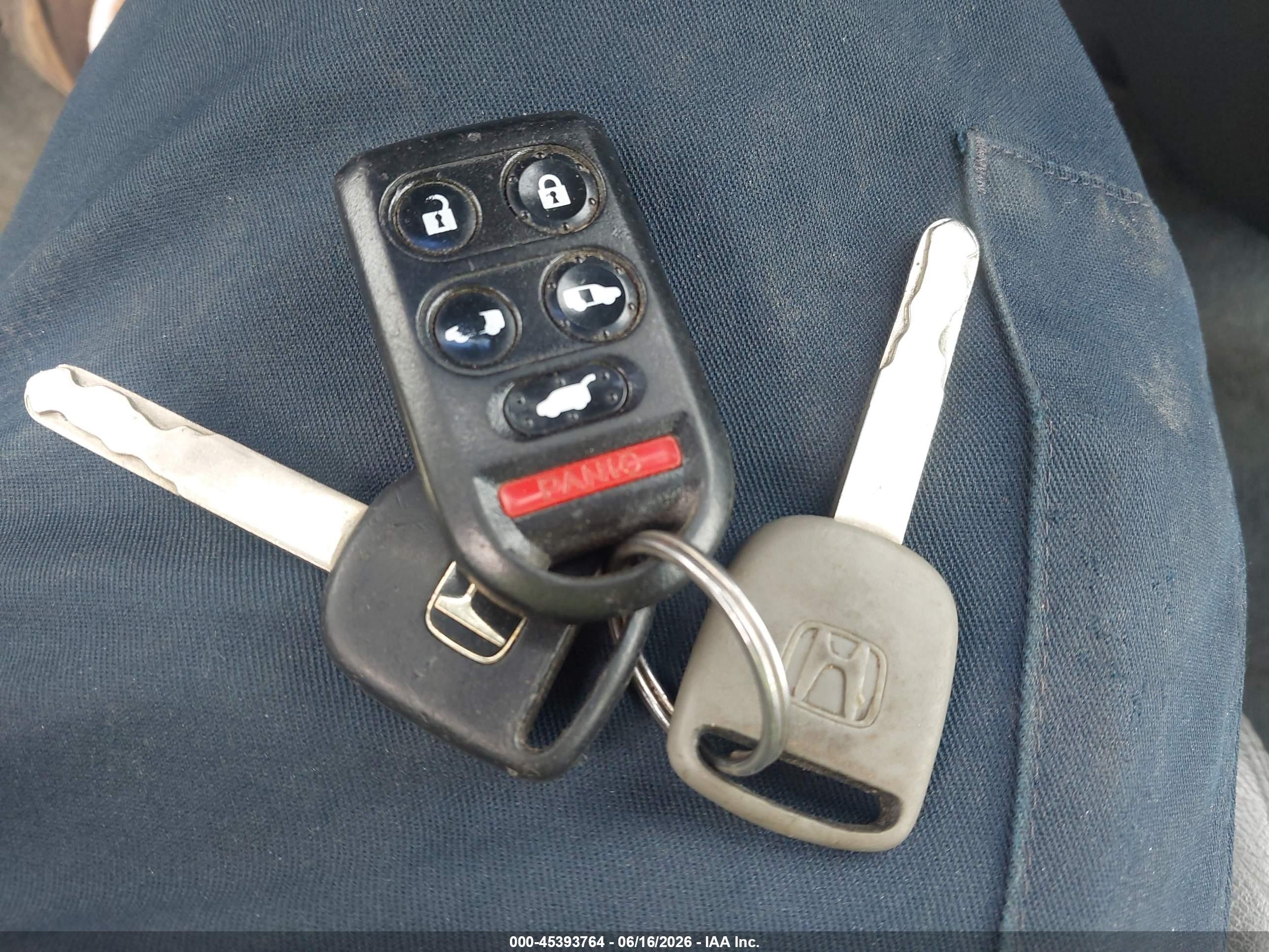 2007 Honda Odyssey Touring Blue vin: 5FNRL38807B123965