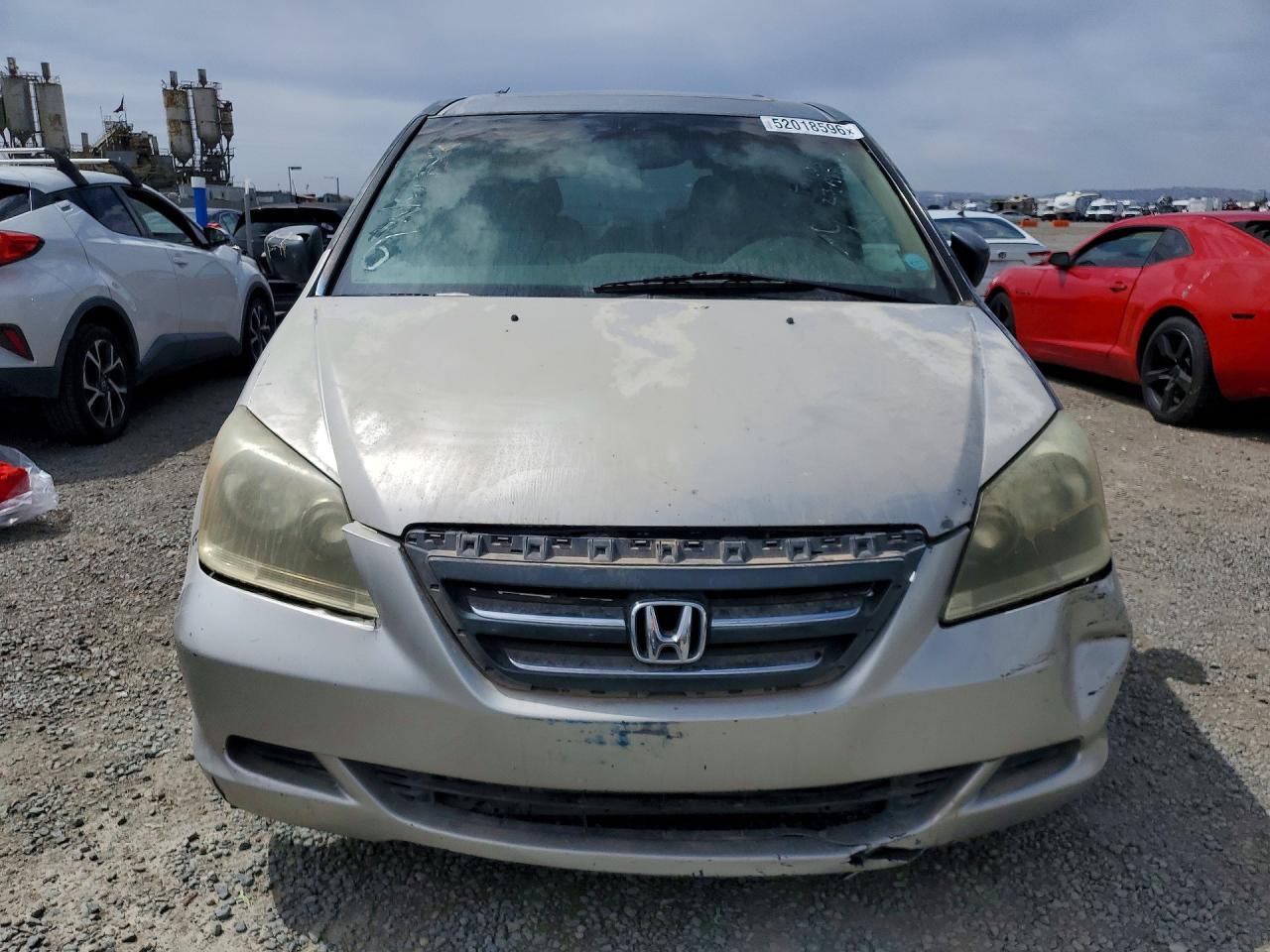 2005 Honda Odyssey Touring Gray vin: 5FNRL38815B085028