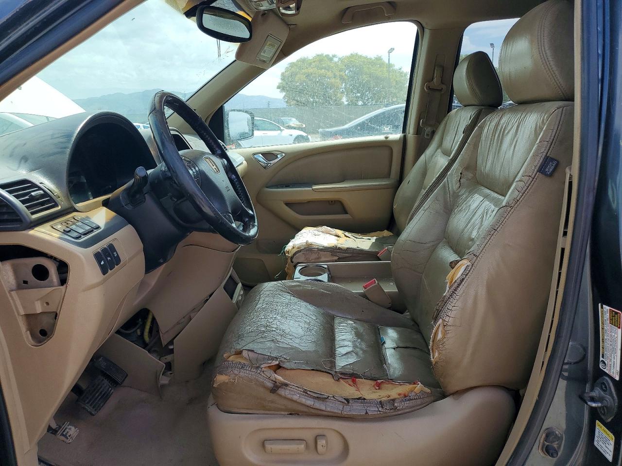 2005 Honda Odyssey Touring Gray vin: 5FNRL38815B085028
