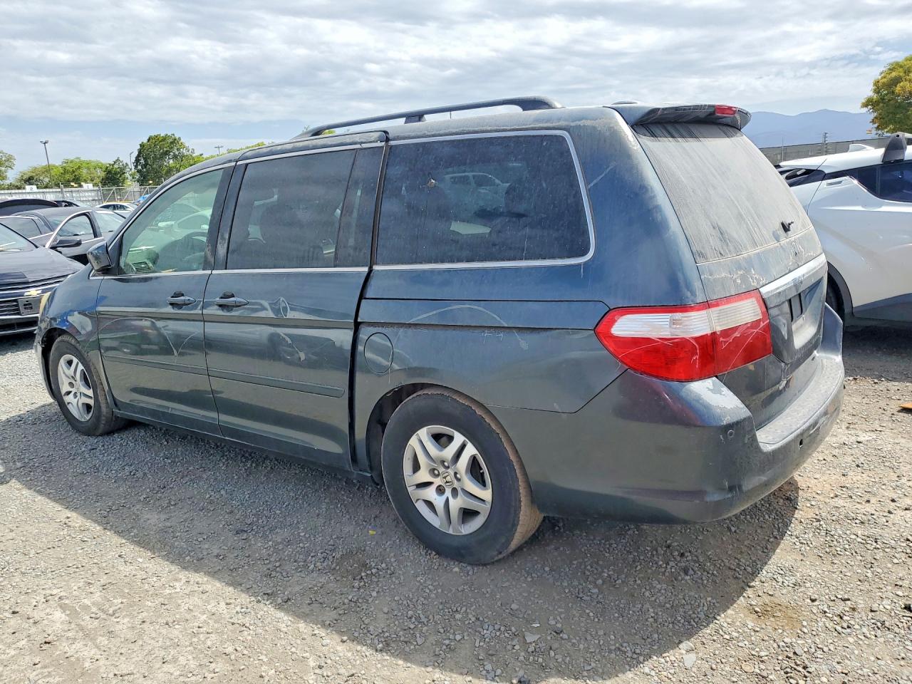 2005 Honda Odyssey Touring Gray vin: 5FNRL38815B085028