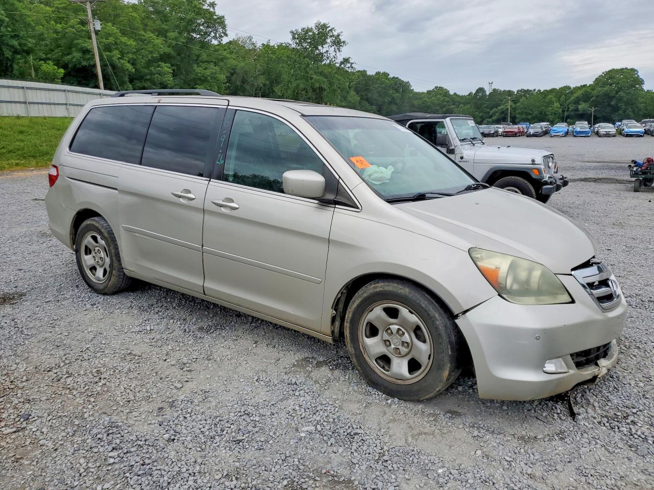 2006 Honda Odyssey Touring Бежевый vin: 5FNRL38816B049745