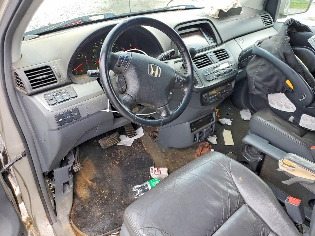 2006 Honda Odyssey Touring Бежевый vin: 5FNRL38816B049745