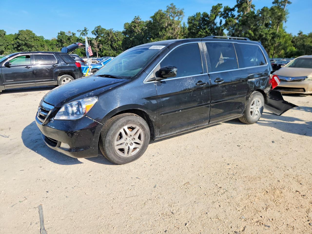 2006 Honda Odyssey Touring Черный vin: 5FNRL38816B111564