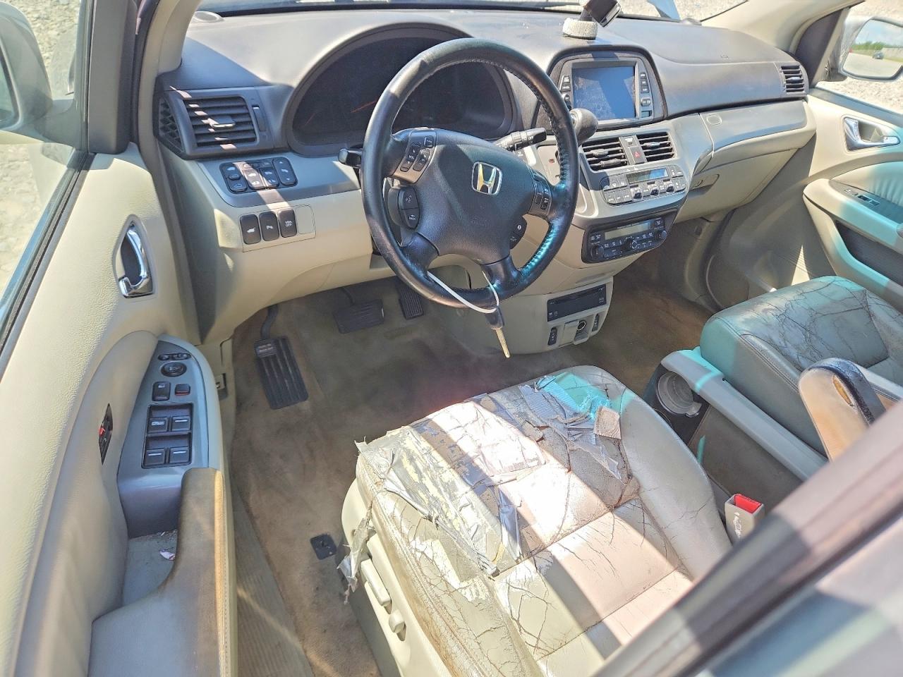 2005 Honda Odyssey Touring Blue vin: 5FNRL38825B077391
