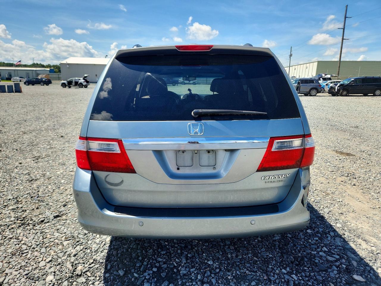 2005 Honda Odyssey Touring Blue vin: 5FNRL38825B077391