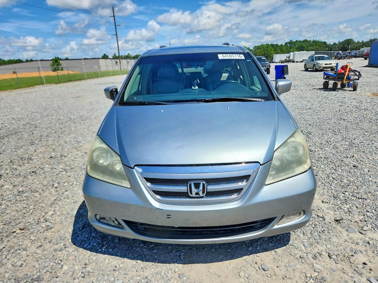 2005 Honda Odyssey Touring Blue vin: 5FNRL38825B077391