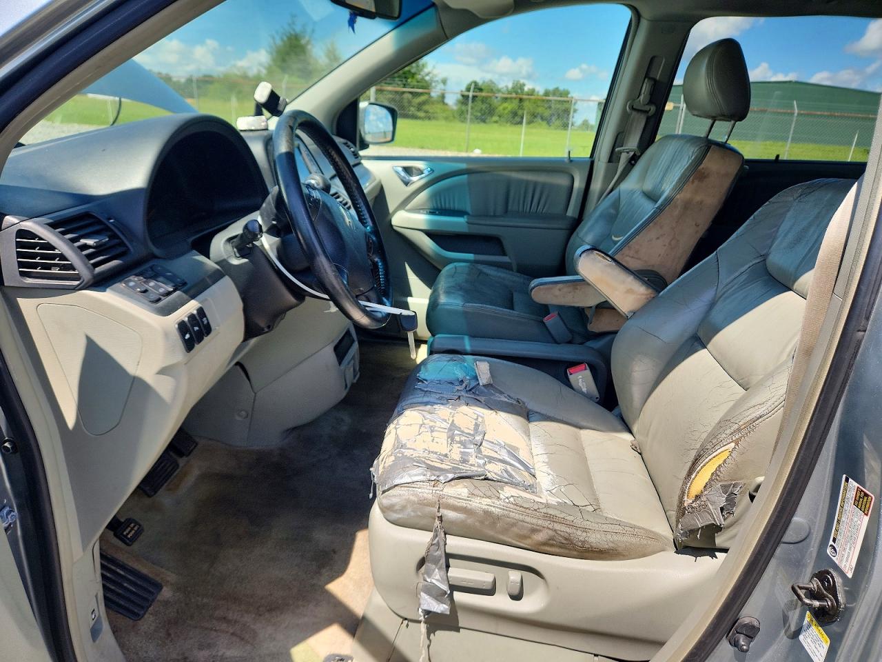 2005 Honda Odyssey Touring Blue vin: 5FNRL38825B077391