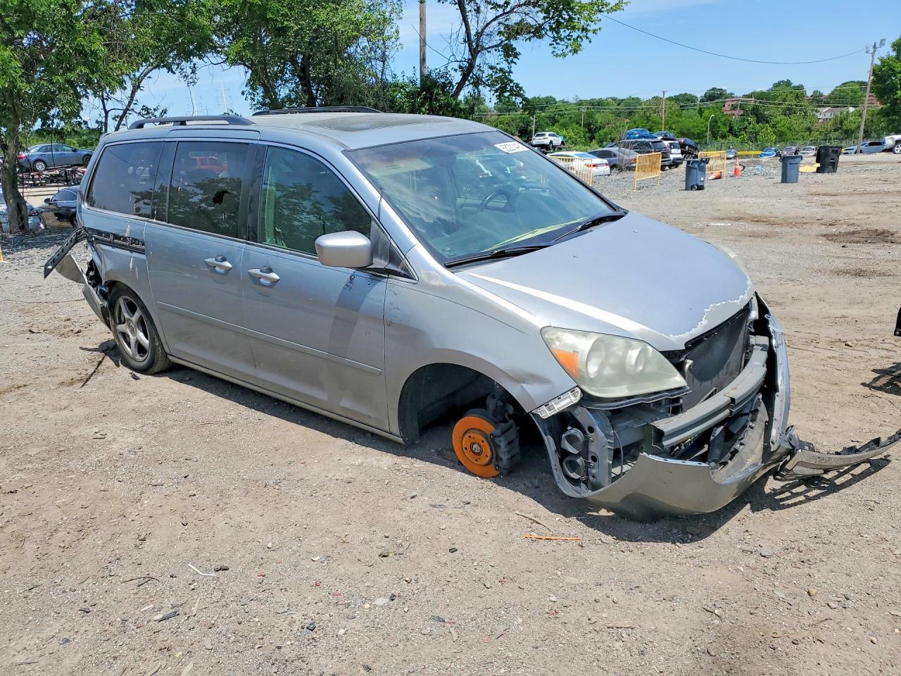 2006 Honda Odyssey Touring Серебряный vin: 5FNRL38826B093270