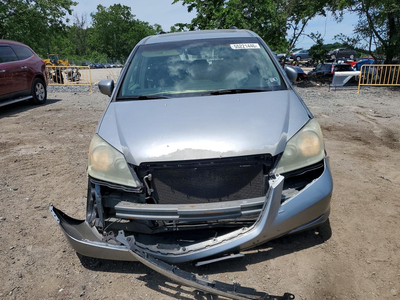 2006 Honda Odyssey Touring Серебряный vin: 5FNRL38826B093270