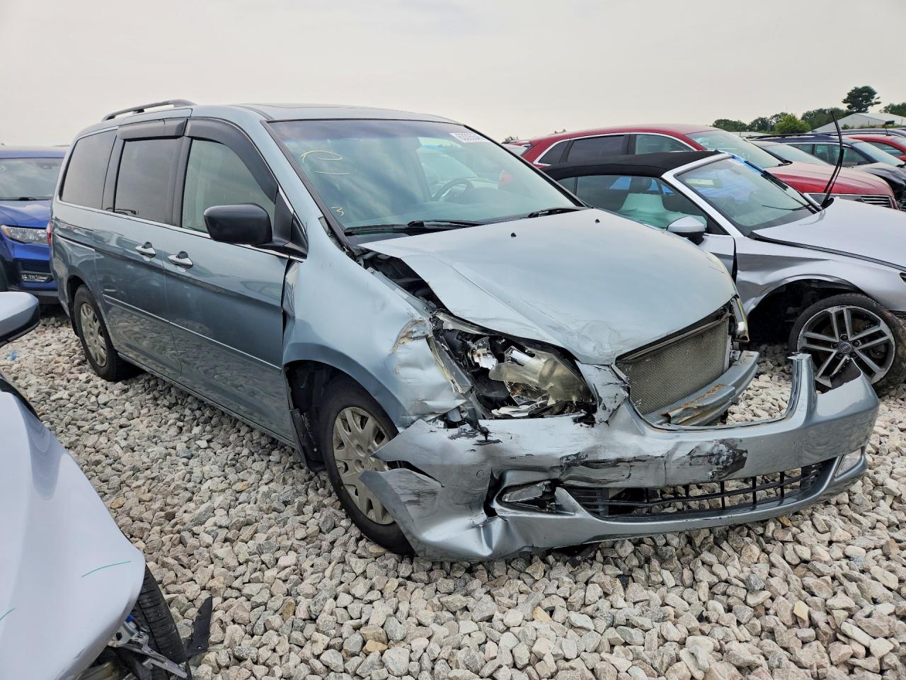 2007 Honda Odyssey Touring Silver vin: 5FNRL38827B004394