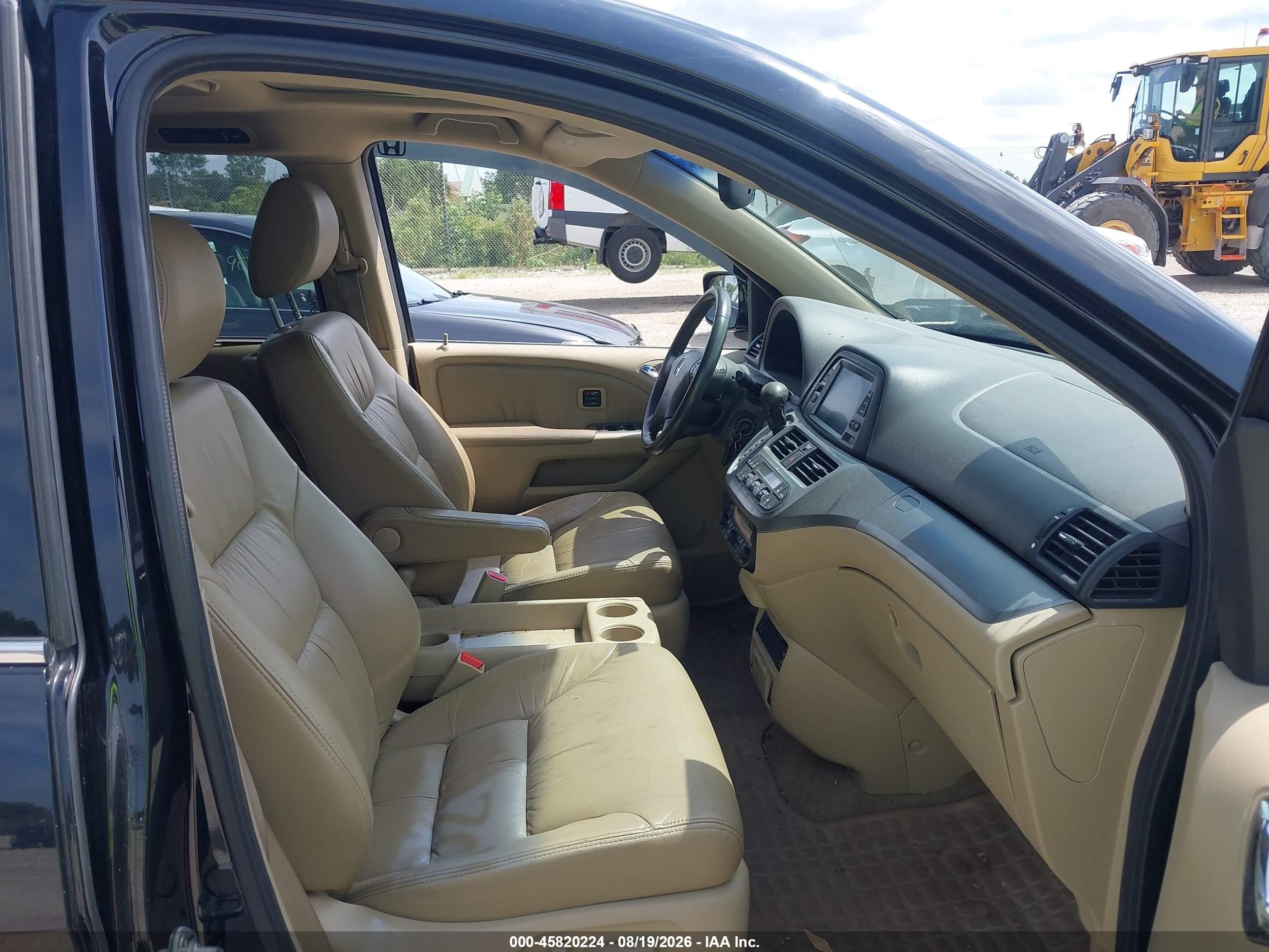 2008 Honda Odyssey Touring Черный vin: 5FNRL38828B055380