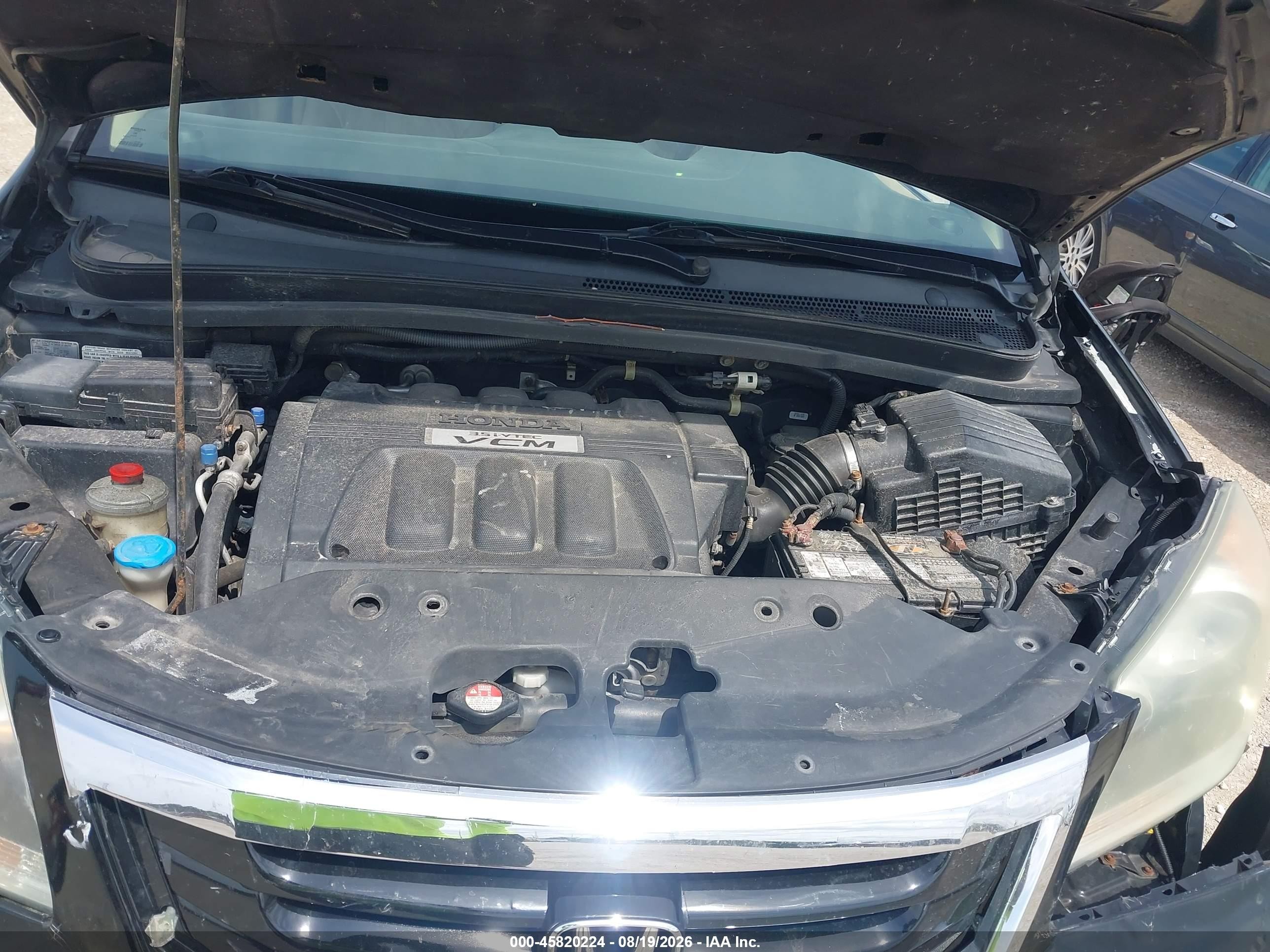 2008 Honda Odyssey Touring Черный vin: 5FNRL38828B055380
