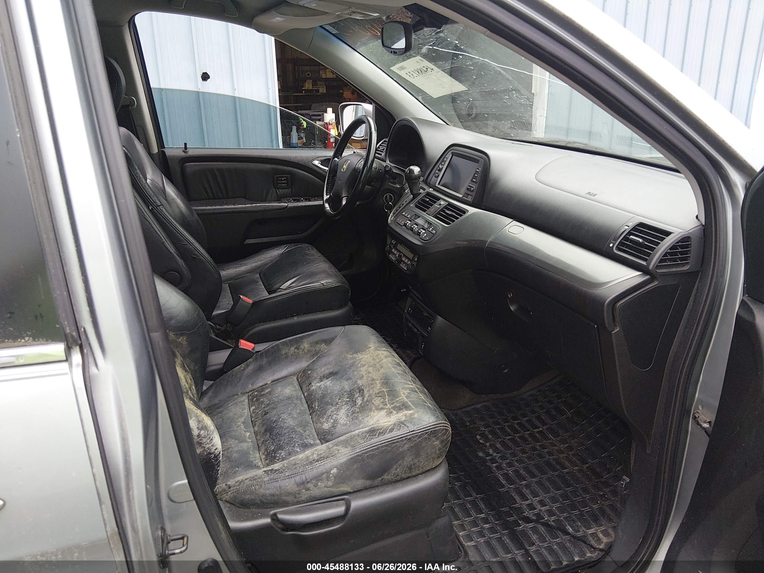 2005 Honda Odyssey Touring Синий vin: 5FNRL38835B070336