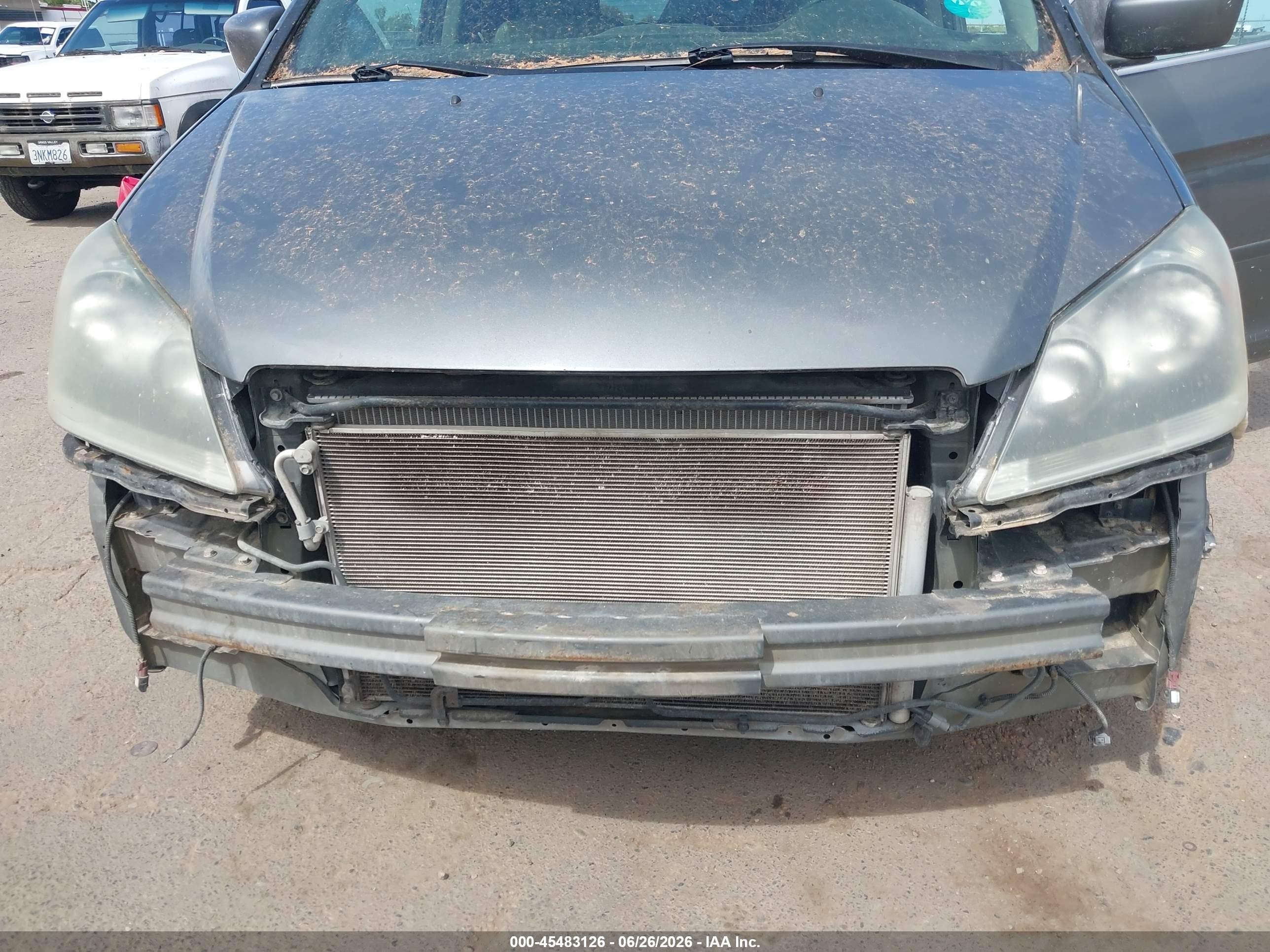 2007 Honda Odyssey Touring Gray vin: 5FNRL38837B075961