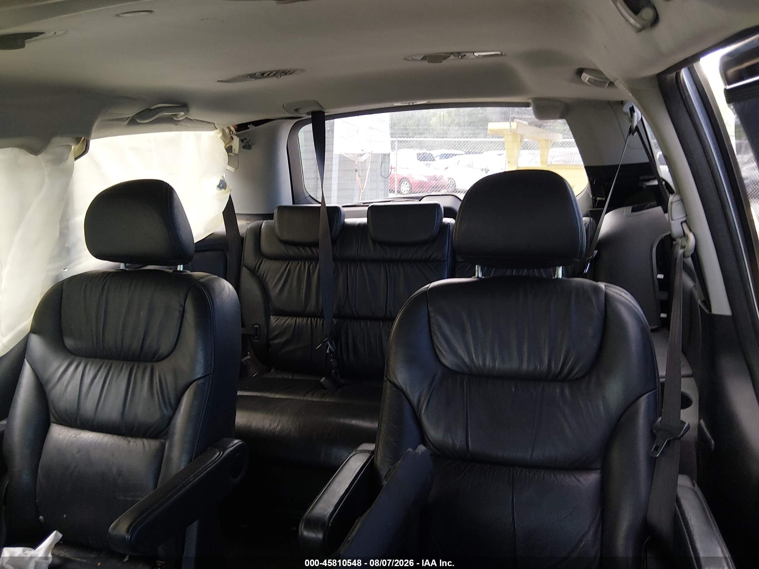 2005 Honda Odyssey Touring Light Blue vin: 5FNRL38845B120113
