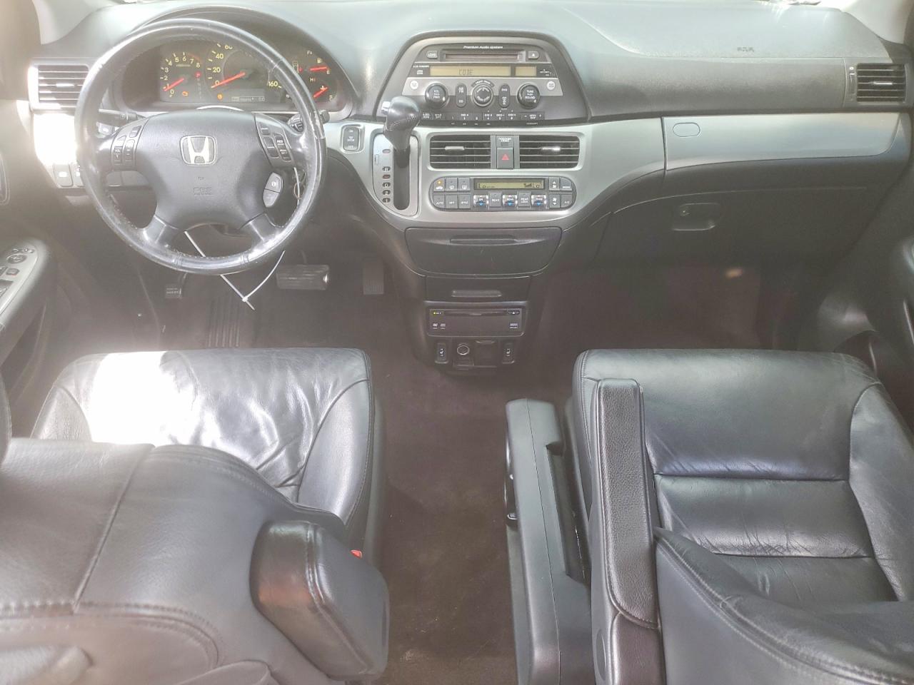 2006 Honda Odyssey Touring Black vin: 5FNRL38846B003536