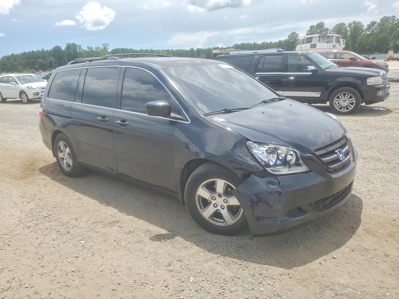 2006 Honda Odyssey Touring Black vin: 5FNRL38846B003536