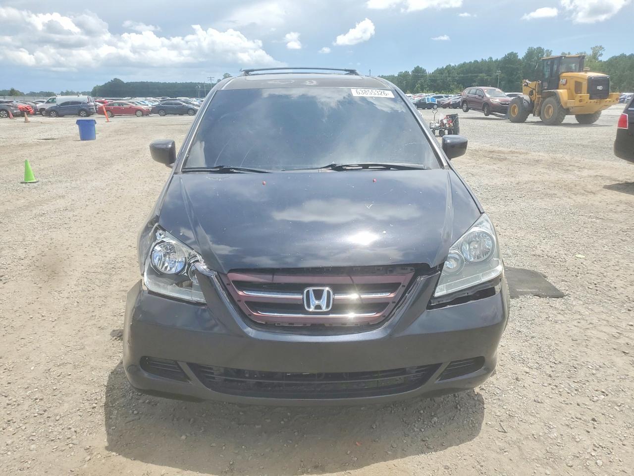 2006 Honda Odyssey Touring Black vin: 5FNRL38846B003536