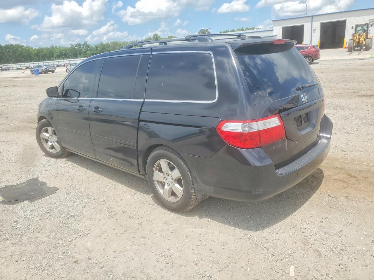 2006 Honda Odyssey Touring Black vin: 5FNRL38846B003536
