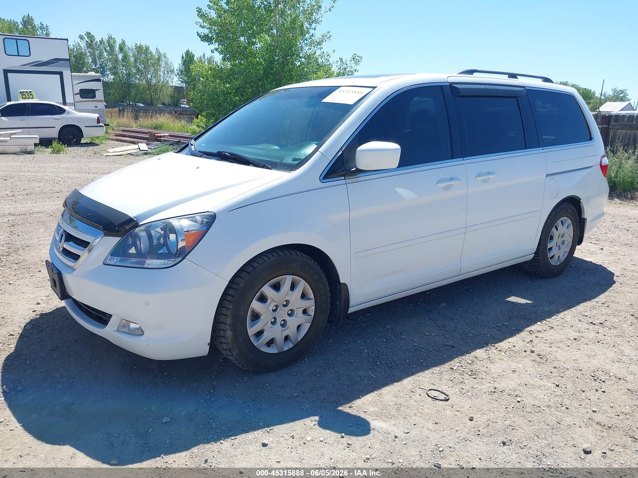 2006 Honda Odyssey Touring Белый vin: 5FNRL38846B062733