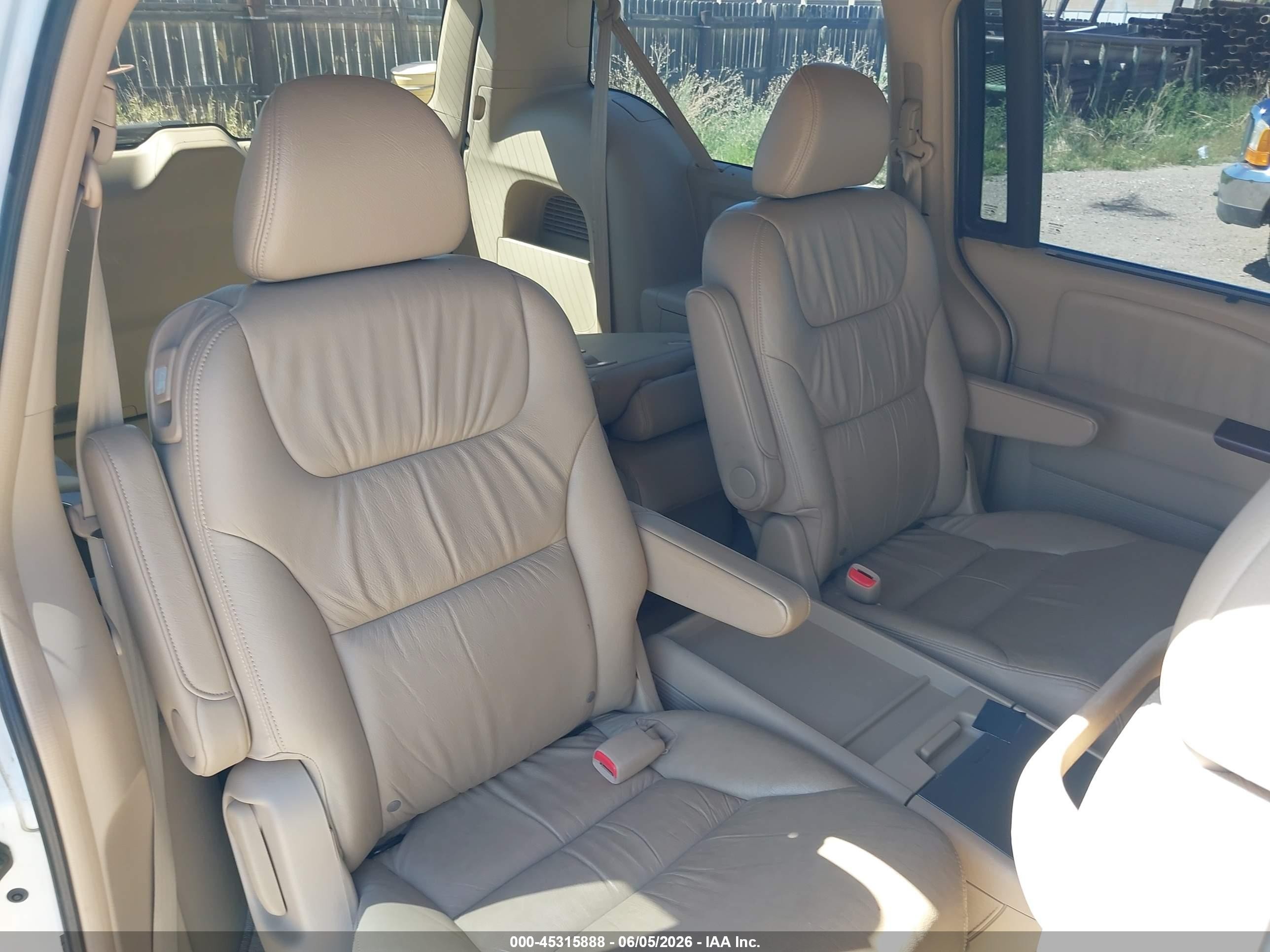 2006 Honda Odyssey Touring Белый vin: 5FNRL38846B062733