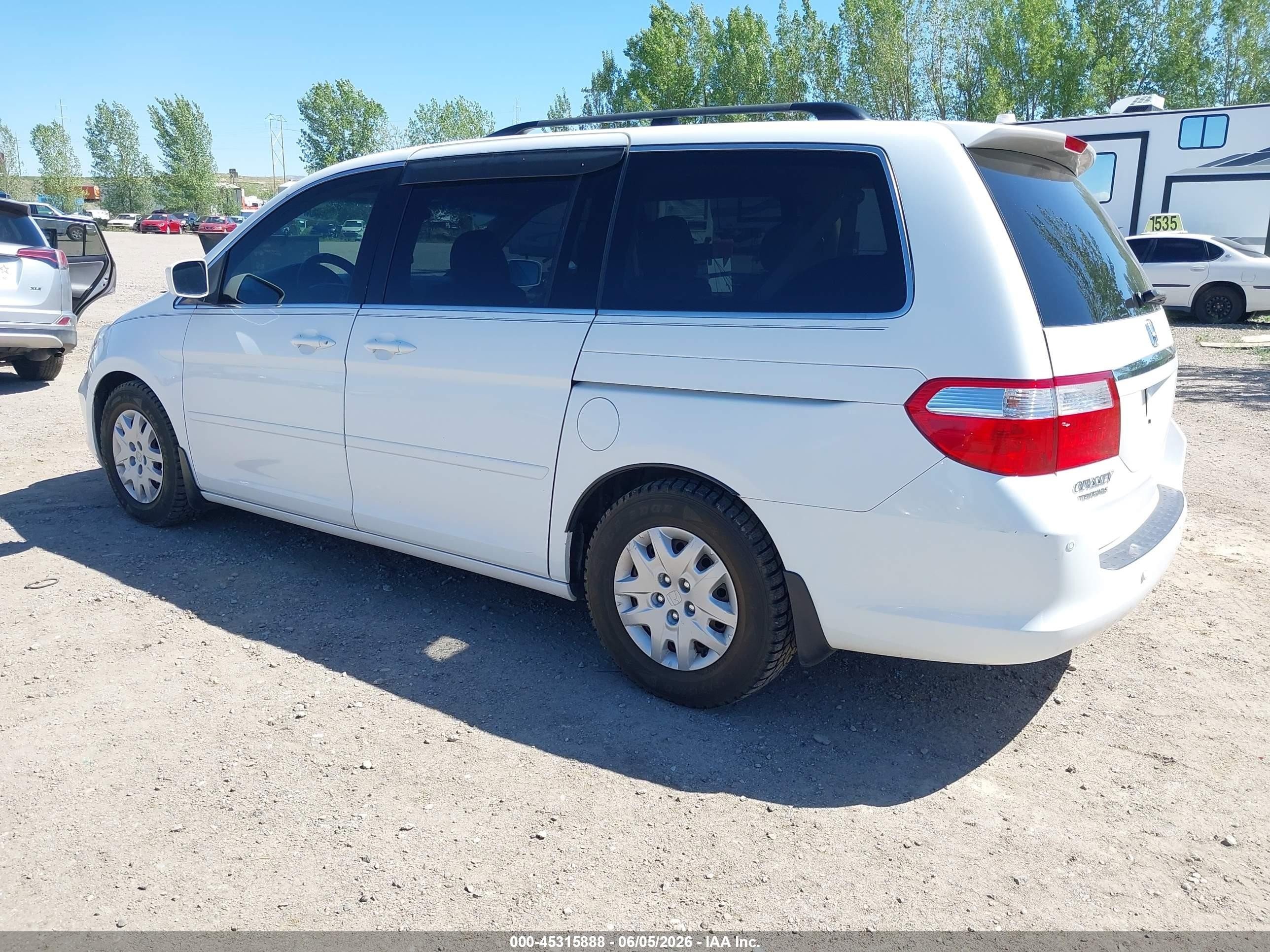 2006 Honda Odyssey Touring Белый vin: 5FNRL38846B062733