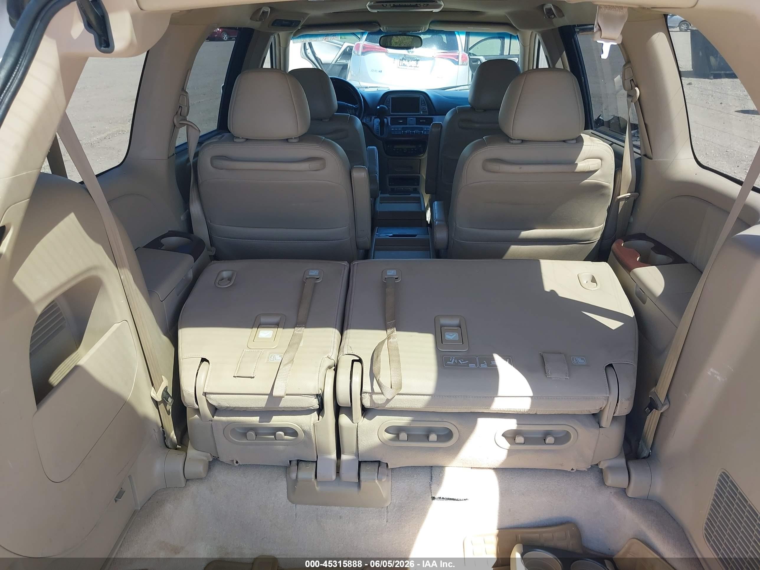 2006 Honda Odyssey Touring Белый vin: 5FNRL38846B062733