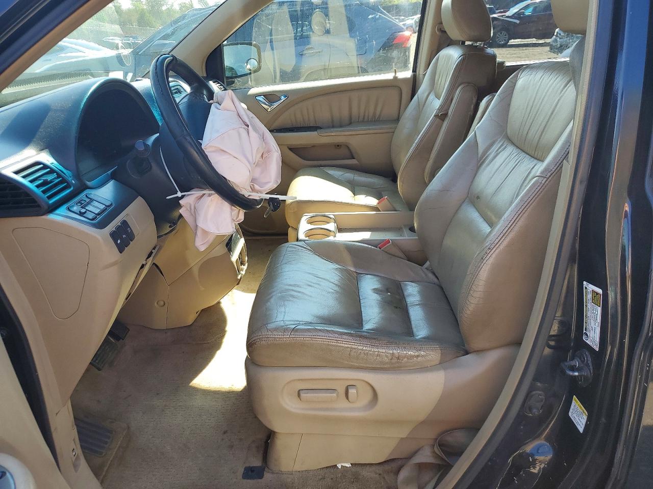 2006 Honda Odyssey Touring Black vin: 5FNRL38846B080052