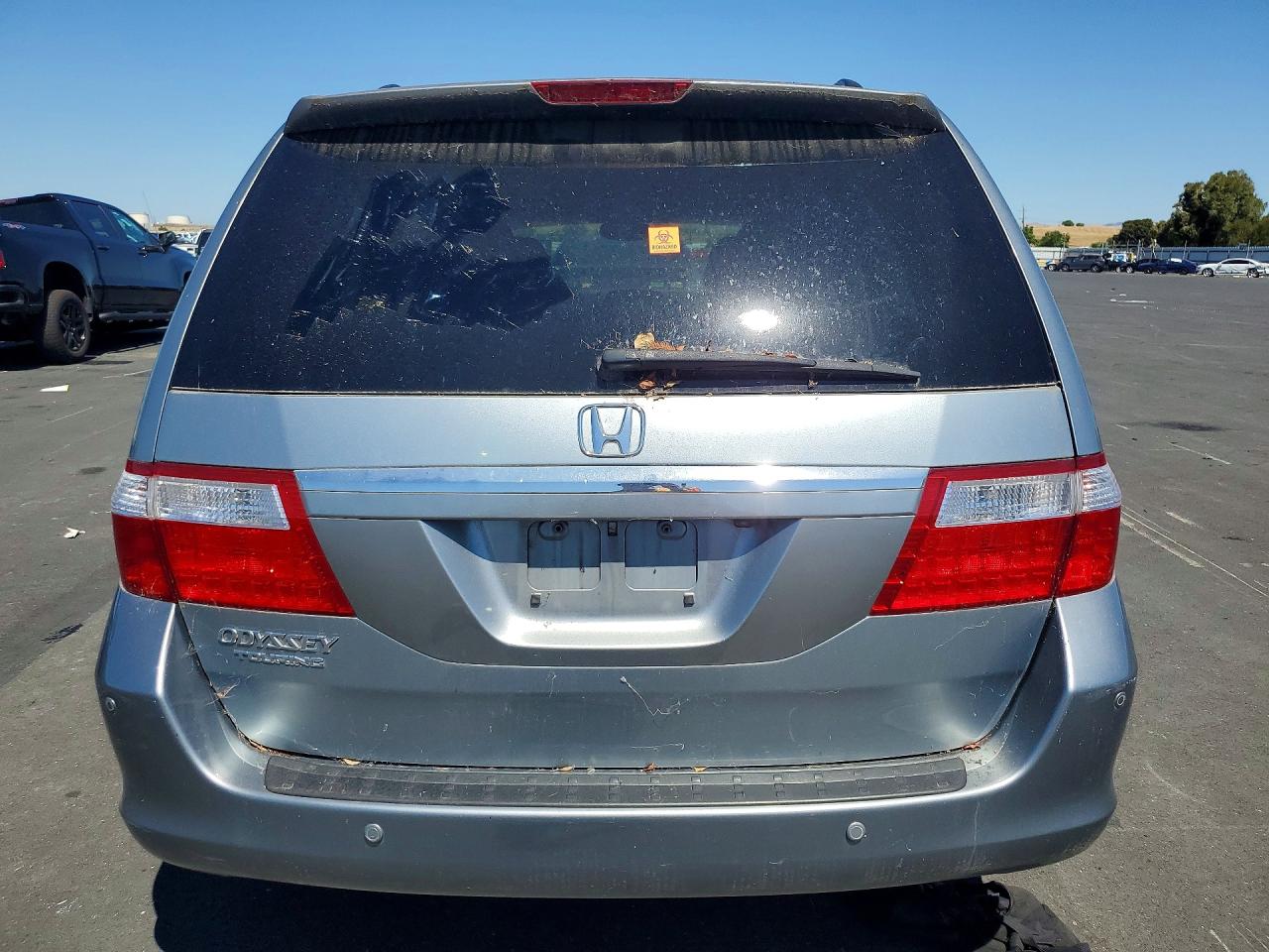 2006 Honda Odyssey Touring Серебряный vin: 5FNRL38846B104026