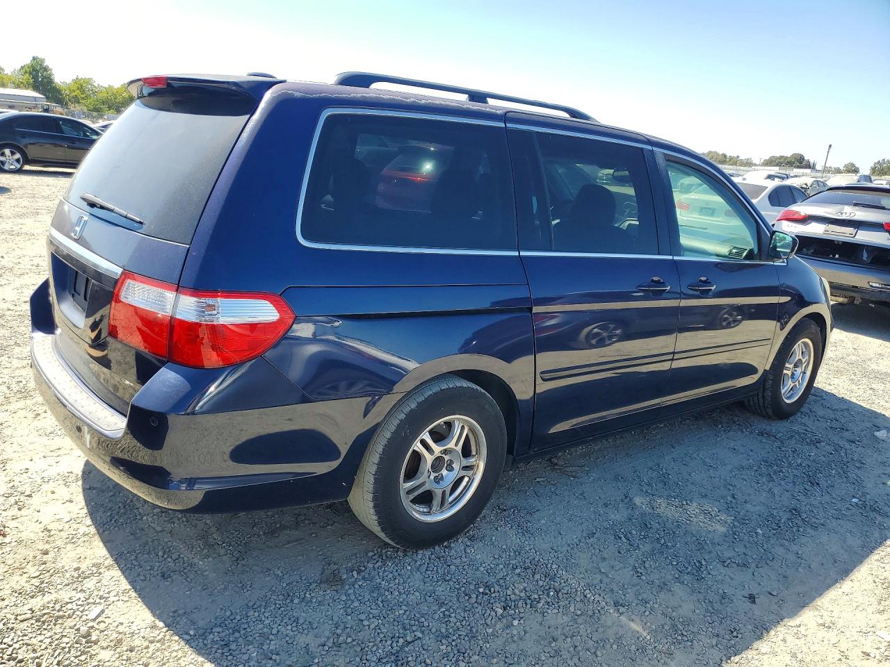 2007 Honda Odyssey Touring Blue vin: 5FNRL38847B107655