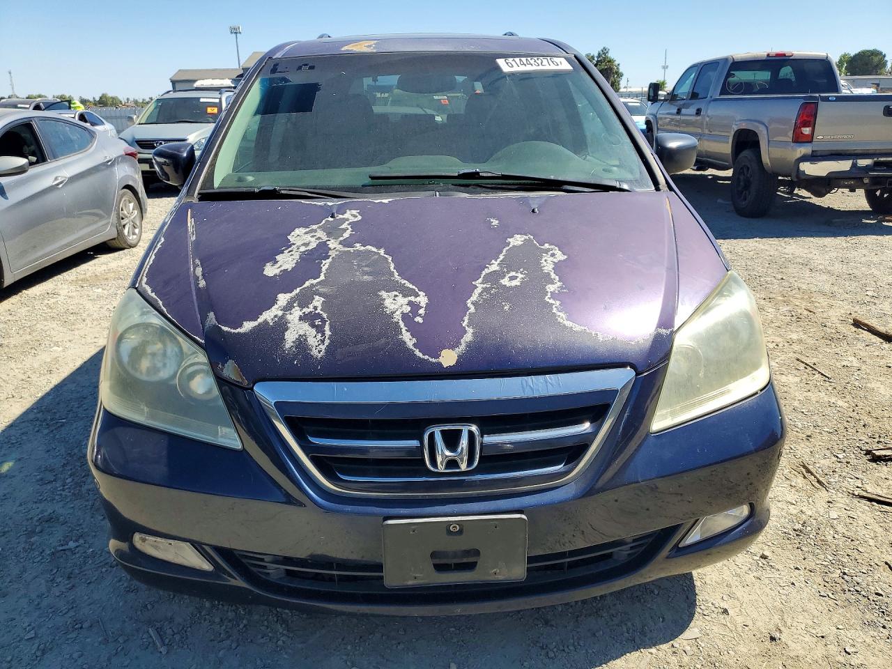 2007 Honda Odyssey Touring Blue vin: 5FNRL38847B107655