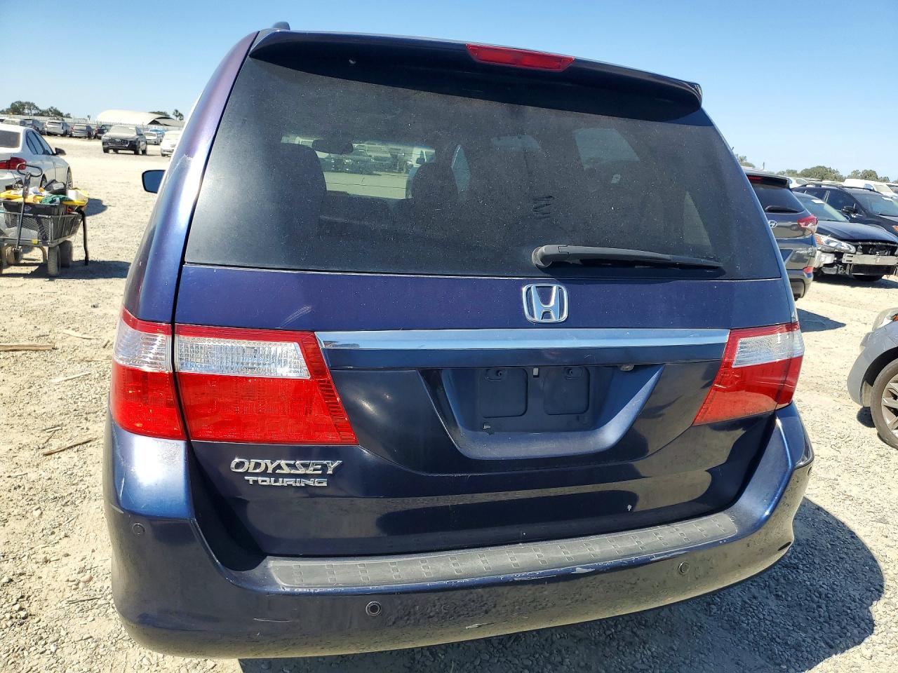 2007 Honda Odyssey Touring Blue vin: 5FNRL38847B107655