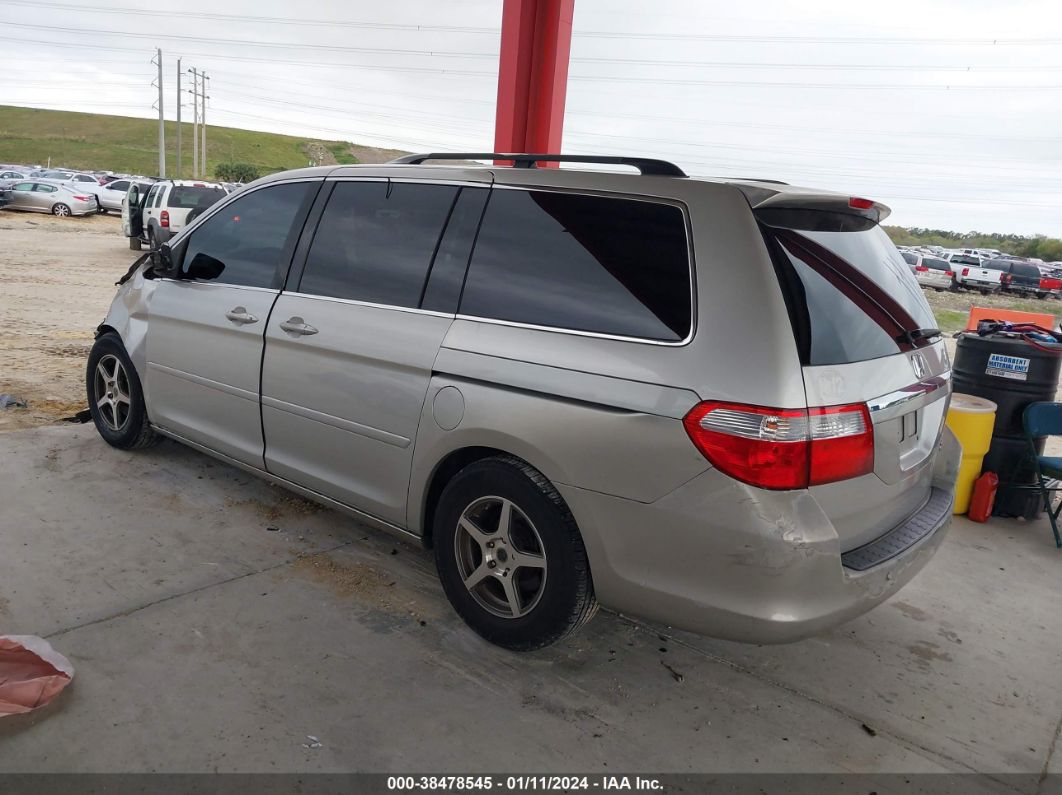2005 Honda Odyssey Touring Silver vin: 5FNRL38855B045180