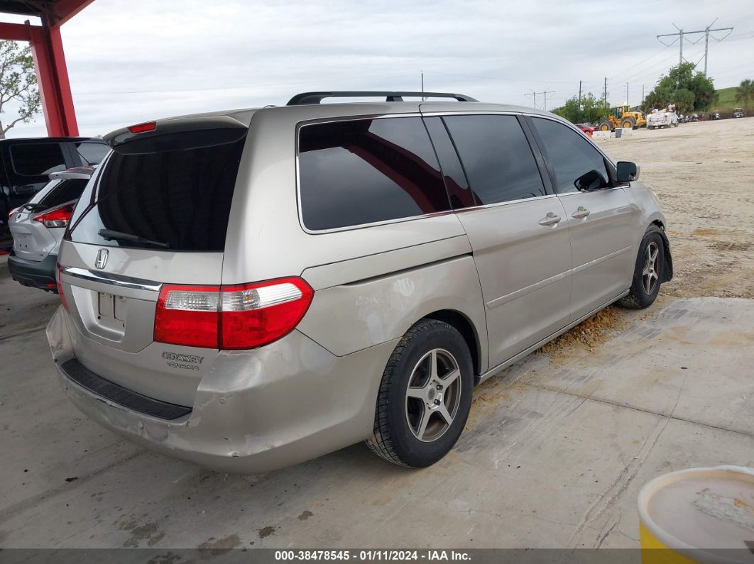 2005 Honda Odyssey Touring Silver vin: 5FNRL38855B045180