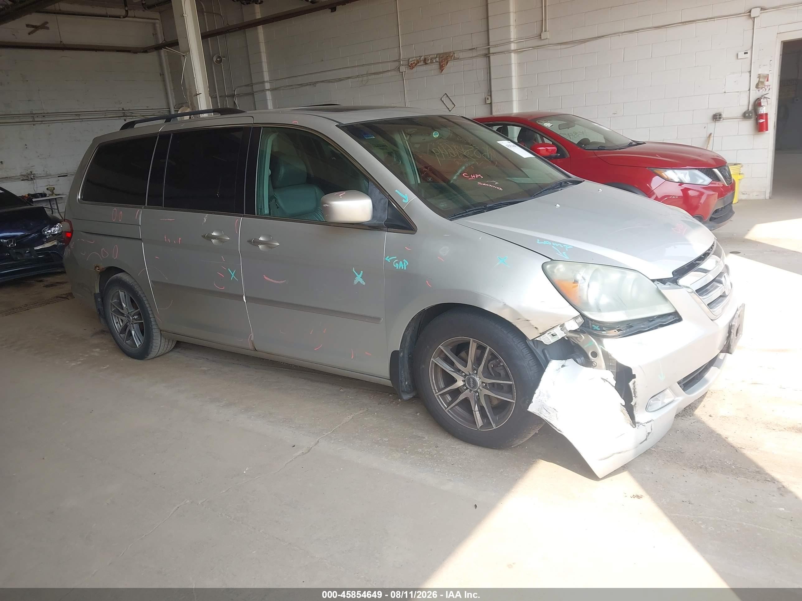 2005 Honda Odyssey Touring Tan vin: 5FNRL38855B114997