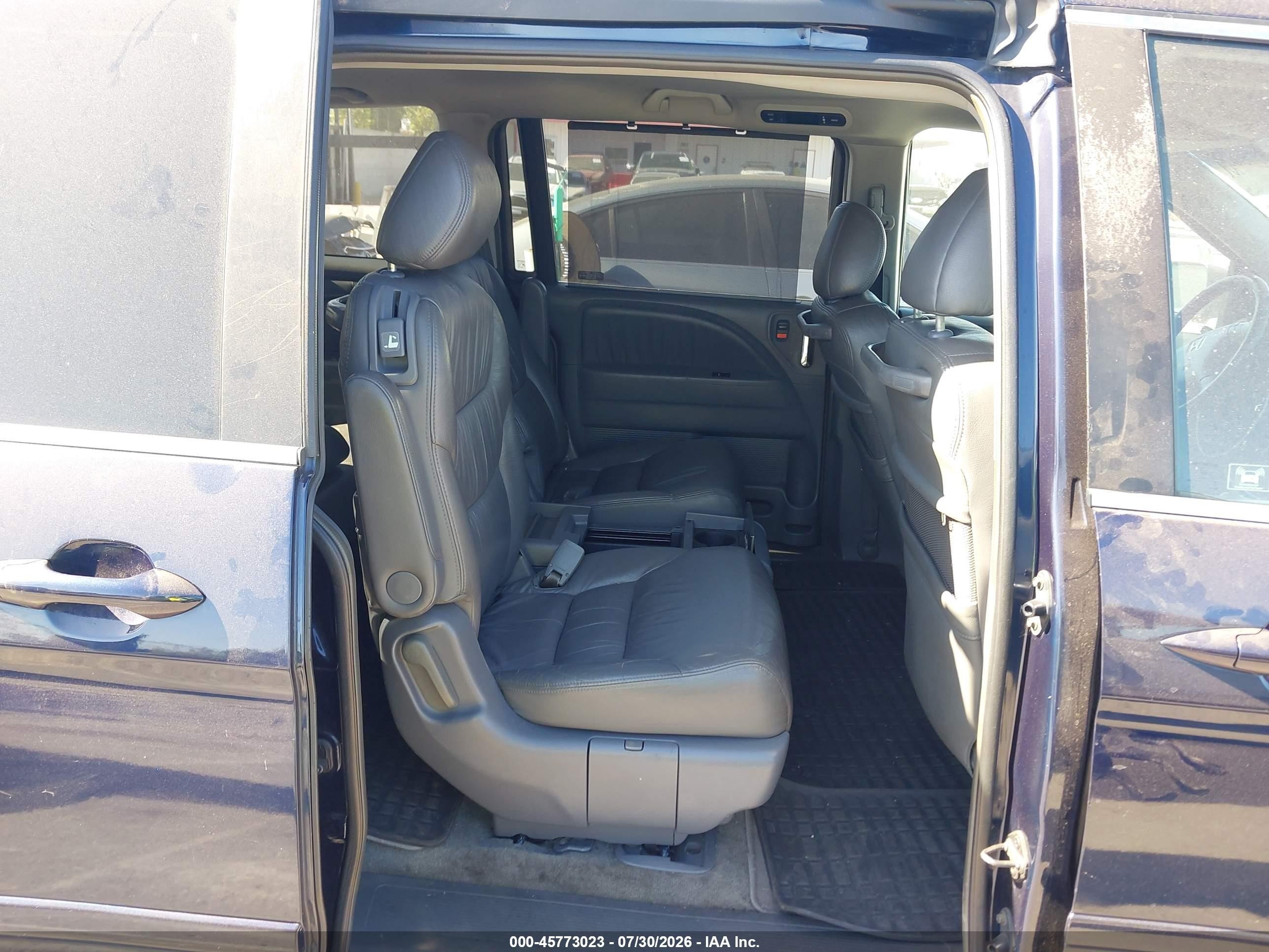 2006 Honda Odyssey Touring Blue vin: 5FNRL38856B050767