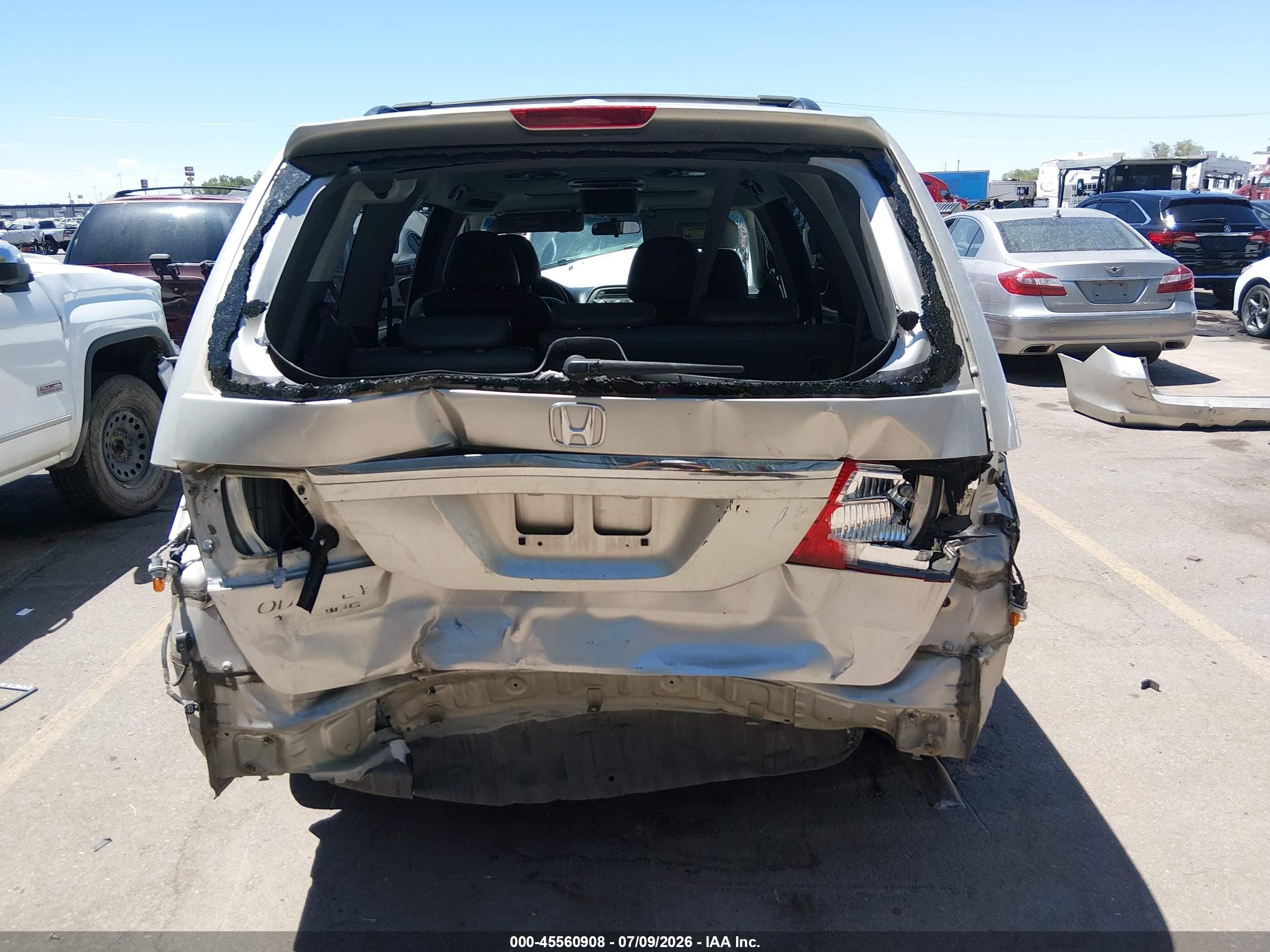 2006 Honda Odyssey Touring Beige vin: 5FNRL38856B067293