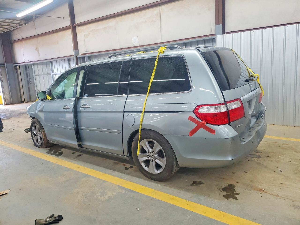 2007 Honda Odyssey Touring Gray vin: 5FNRL38857B027068