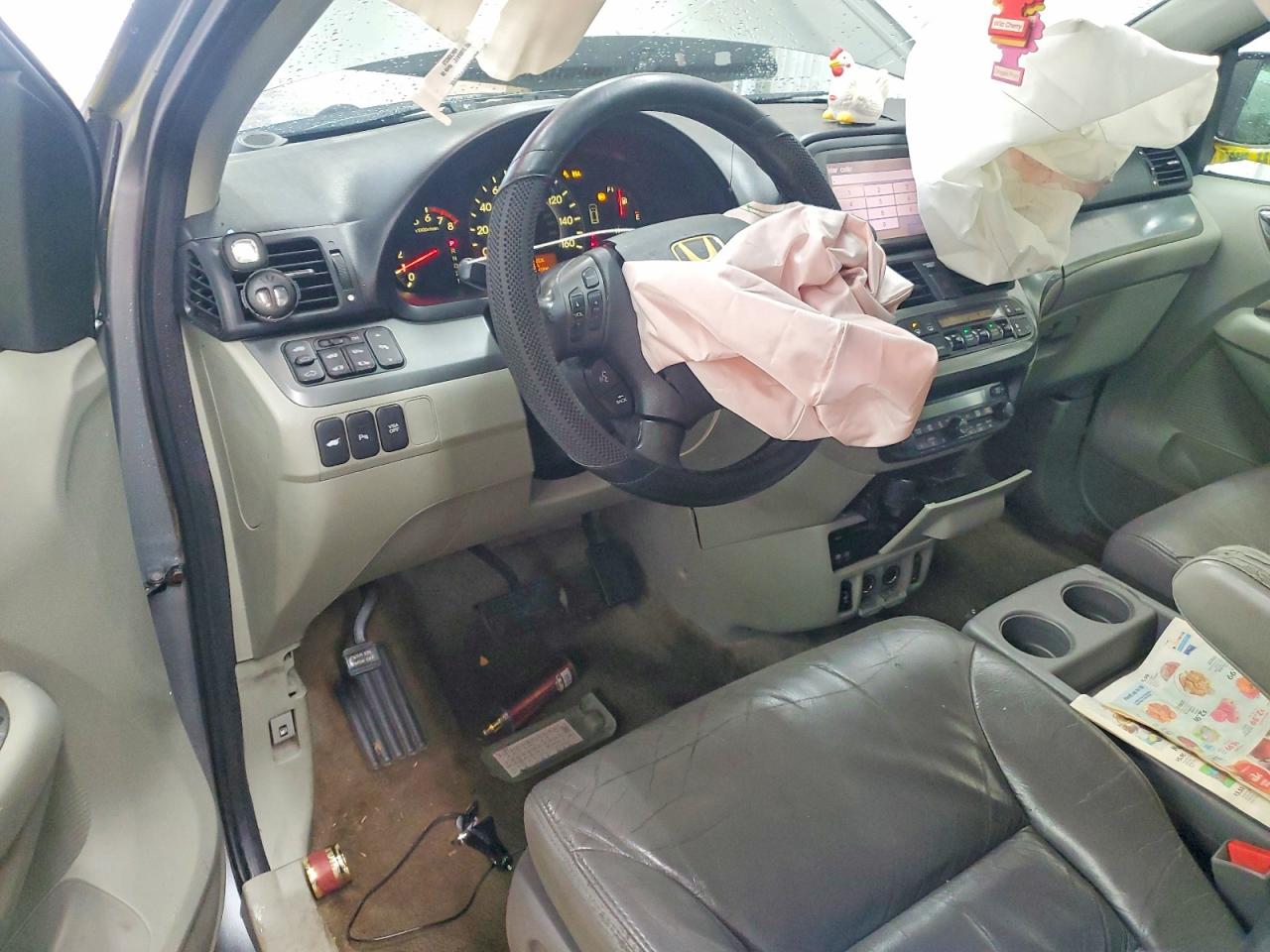 2007 Honda Odyssey Touring Gray vin: 5FNRL38857B027068