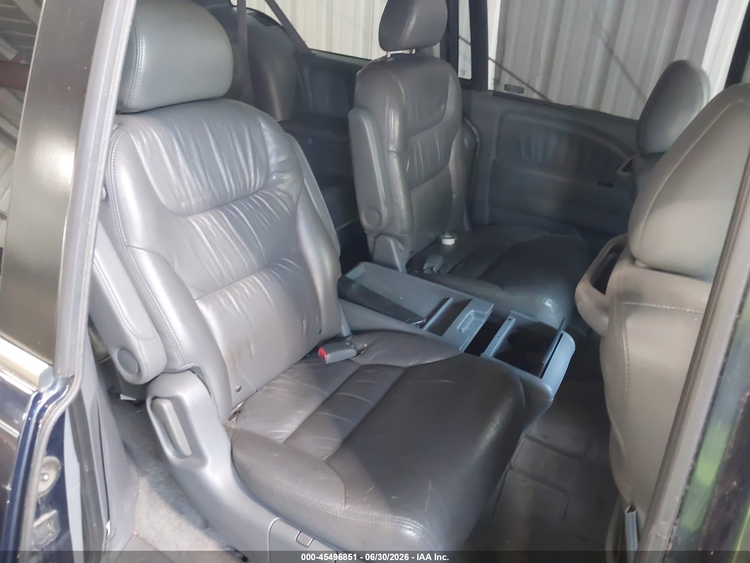 2007 Honda Odyssey Touring Синий vin: 5FNRL38857B089084
