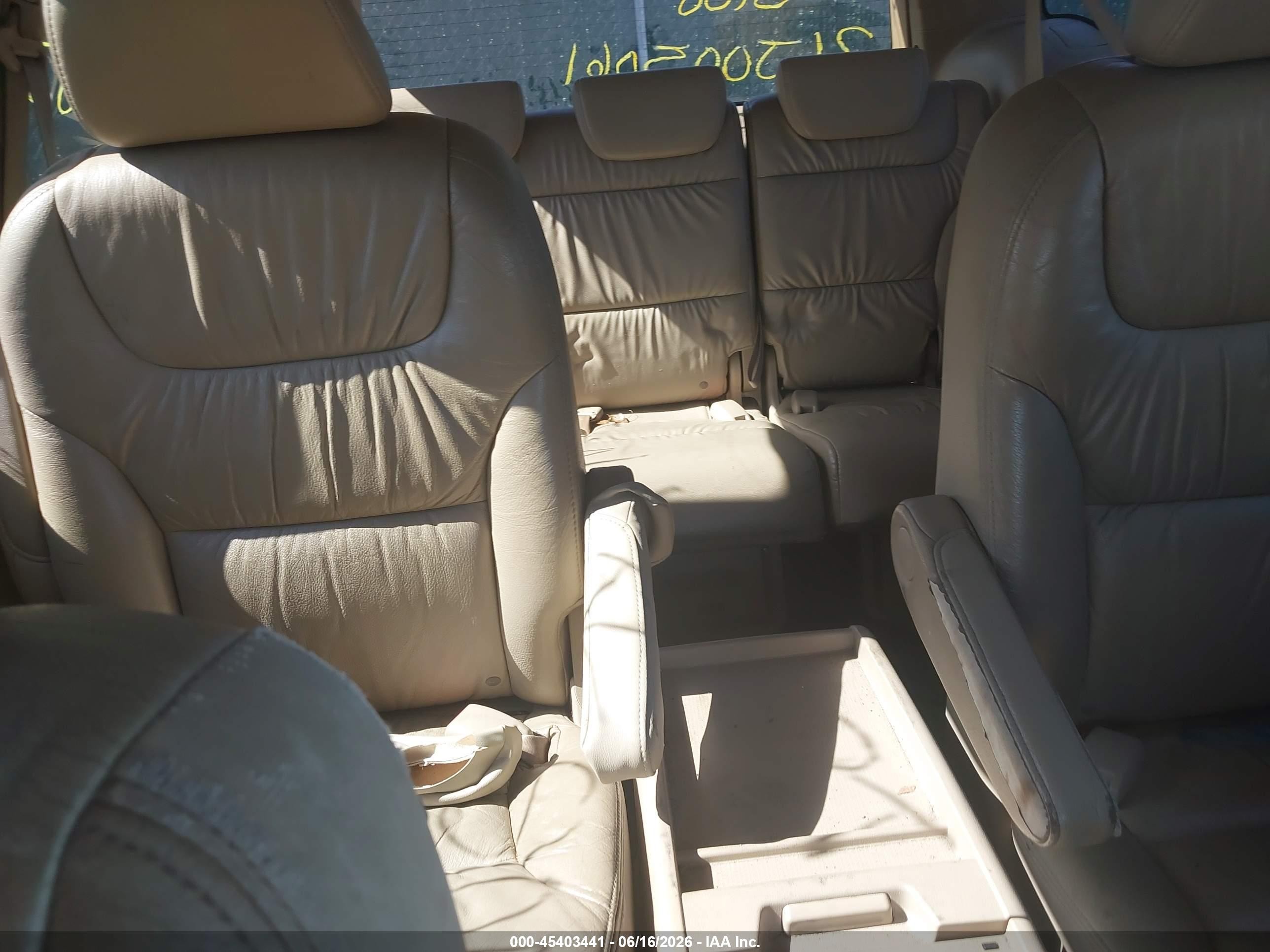 2007 Honda Odyssey Touring Black vin: 5FNRL38857B092650