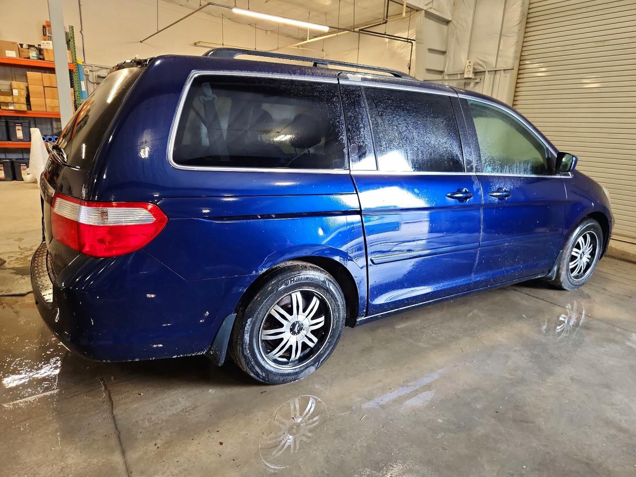 2005 Honda Odyssey Touring Синий vin: 5FNRL38865B128293