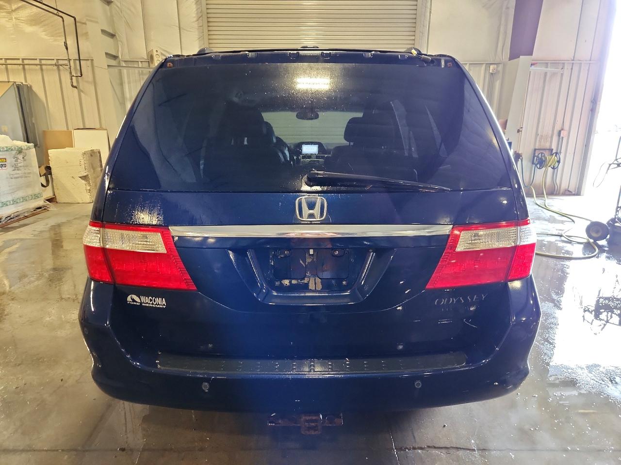 2005 Honda Odyssey Touring Синий vin: 5FNRL38865B128293